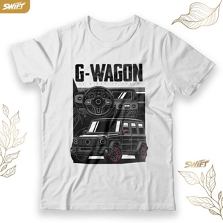 เสื้อยืด พิมพ์ลาย Kaos g-wagon Off-Road Car mercedes benz g wagon สําหรับรถยนต์