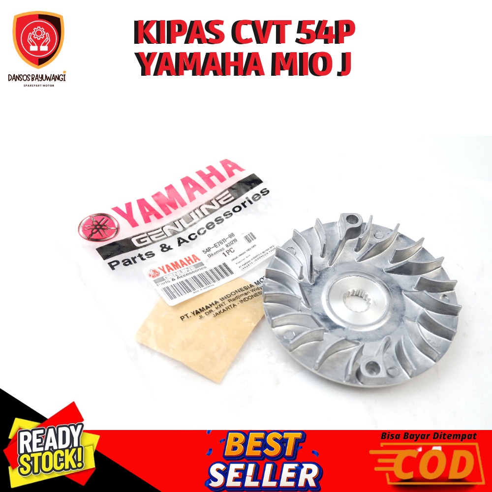 พัดลมขับหน้า CVT Mio J - Soul GT - Fino F1 - X-Ride - Mio GT 54P-E7611-00