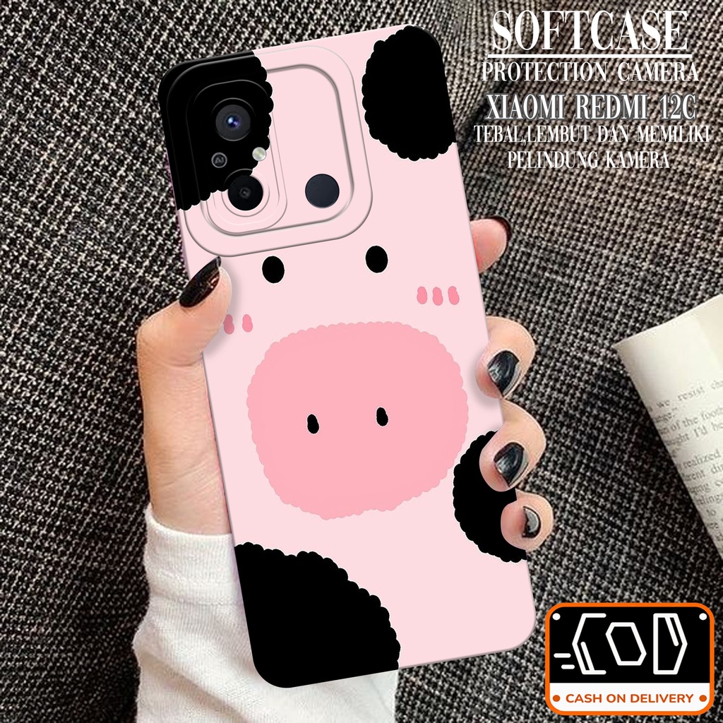 HP ล่าสุด Xiaomi Redmi 12C Softcase - เคส Xiaomi Redmi 12C ล่าสุด - เคส Pro Camera Softcase - Xiaomi