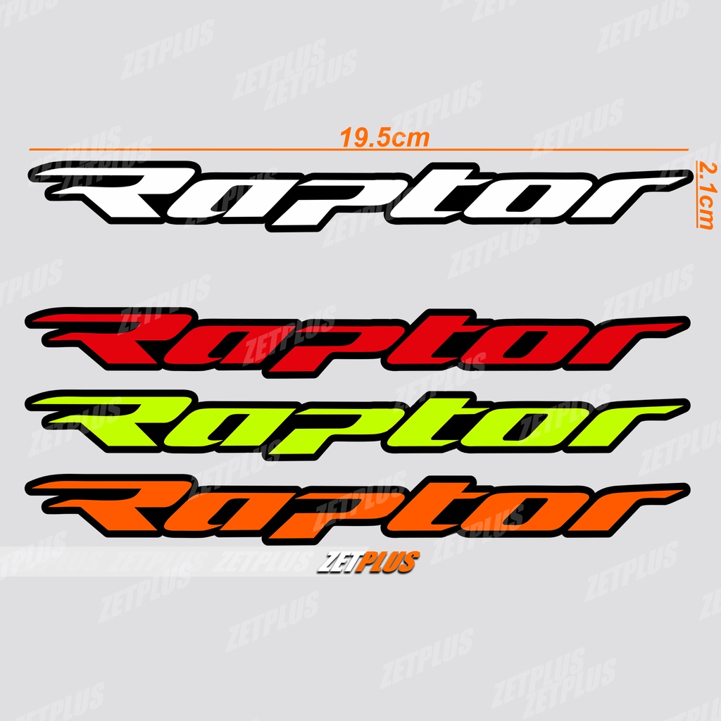 สติ๊กเกอร์ YAMAHA RAPTOR ATV / สติ๊กเกอร์-โลโก้-emblem-shtrip-decal-universal
