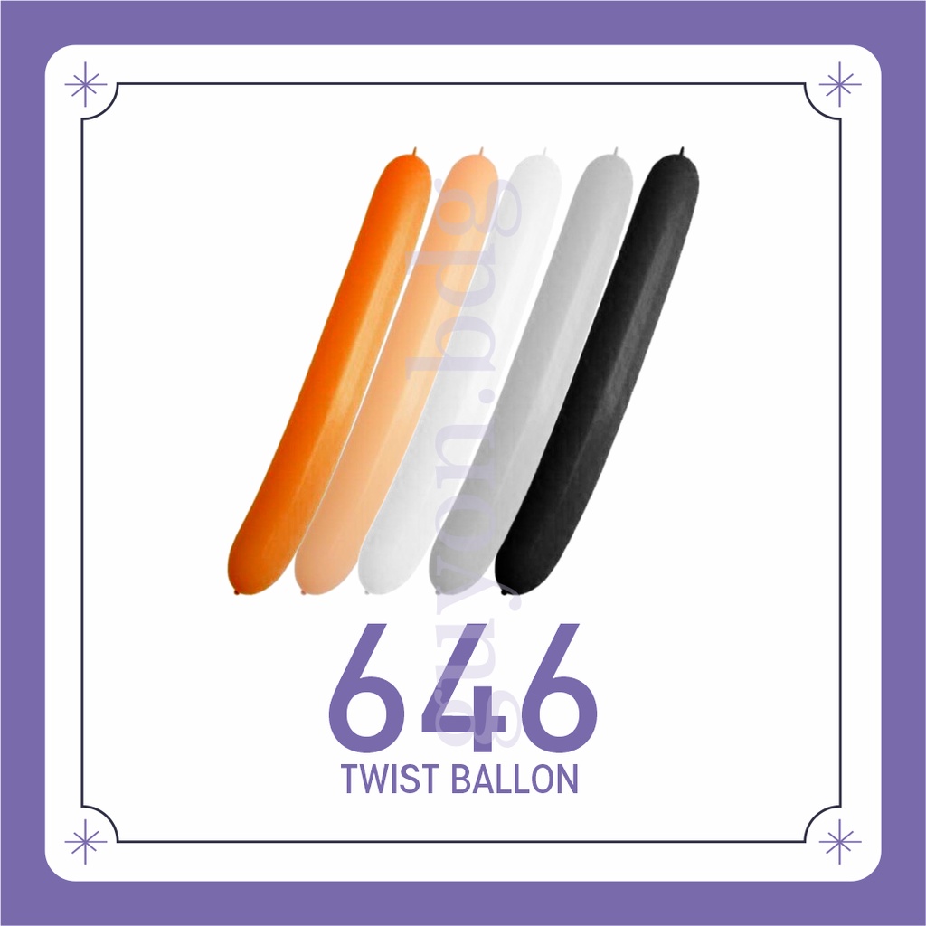 646 Twist MODELING MAGIC BALLOON Latex 646 - Jumbo Twist BALLOON Jumbo BALLOON วันเกิด BALLOON Party