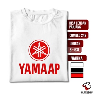 Yamaap เสื้อยืดแขนยาว พิมพ์ลายโลโก้ Parody 2-playing Words สําหรับผู้ชาย ผู้หญิง ไซซ์ 3XL 4XL 5XL 24s