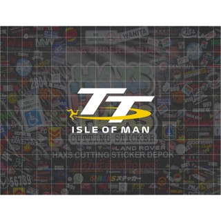 สติกเกอร์ตัด Isle Of Man TT ขนาด 6 ซม. สําหรับติดตกแต่งรถจักรยานยนต์ รถยนต์