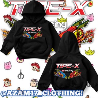 เสื้อแจ็กเก็ตกันหนาว มีฮู้ด ลาย X racing Type-X Trondol Typex Viral สําหรับเด็กผู้ชาย และเด็กผู้หญิง