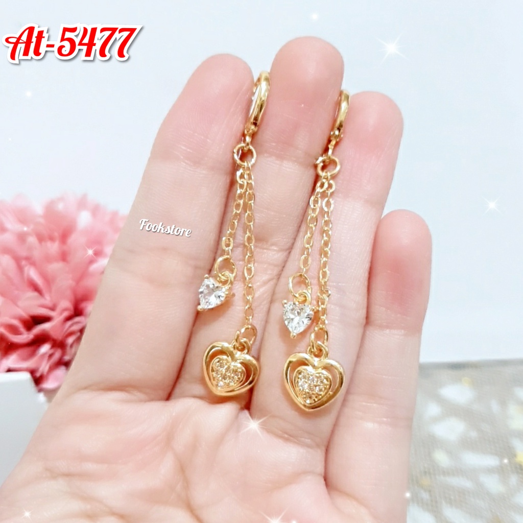 XUPING JEWELRY CLIP EARRINGS ANTI-ALLERGY/AT-5477