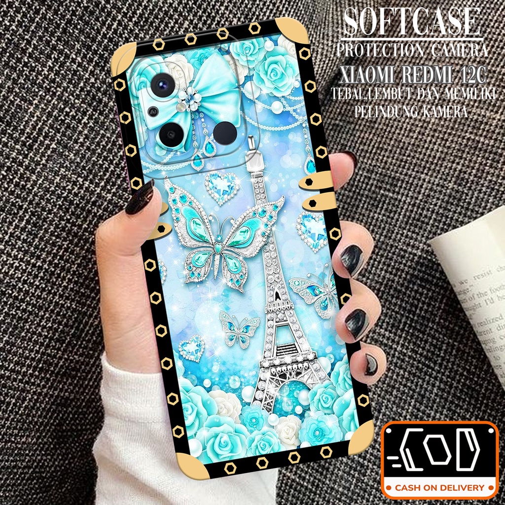 HP ล่าสุด Xiaomi Redmi 12C Softcase - เคส Xiaomi Redmi 12C ล่าสุด - เคส Pro Camera Softcase - Xiaomi