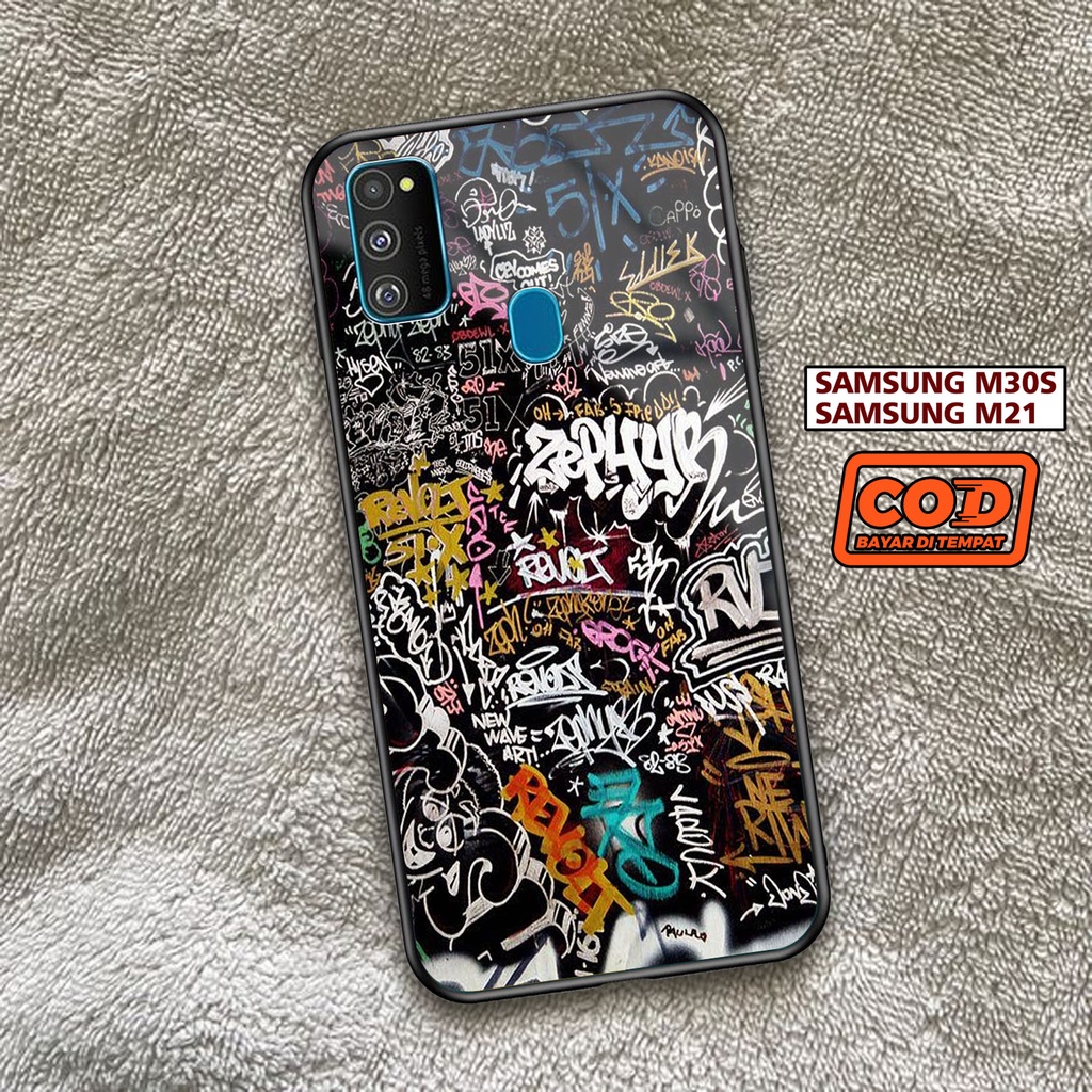 HP SAMSUNG M30S / M21 Hardcase 2D Glossy Case [Grfty Motif] Last - Phone Case - Phone Case - Phone S