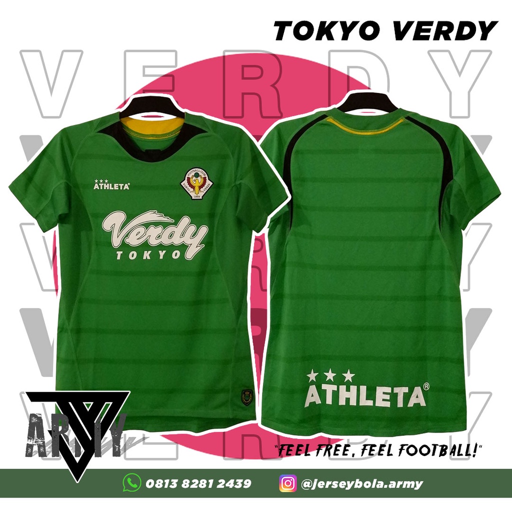 โตเกียว VERDY J-LEAGUE HOME KIT Ball JERSEY ORIGINAL