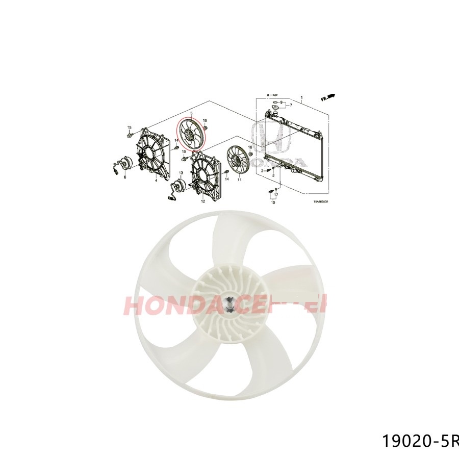 Aveiro shop - พัดลมหม้อน้ํา brv 2022 2023 hrv พัดลมหม้อน้ําใบ 2022 2023 ใบพัดหม้อน้ํา brv 2022 2023 