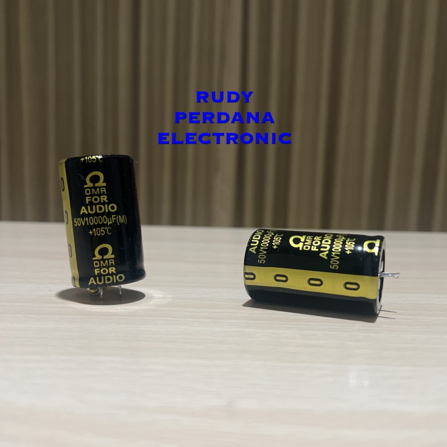 ตัวเก็บประจุ ELCO ELKO 10000UF 50V 10000 UF 50 VOLT OMR สําหรับเสียง