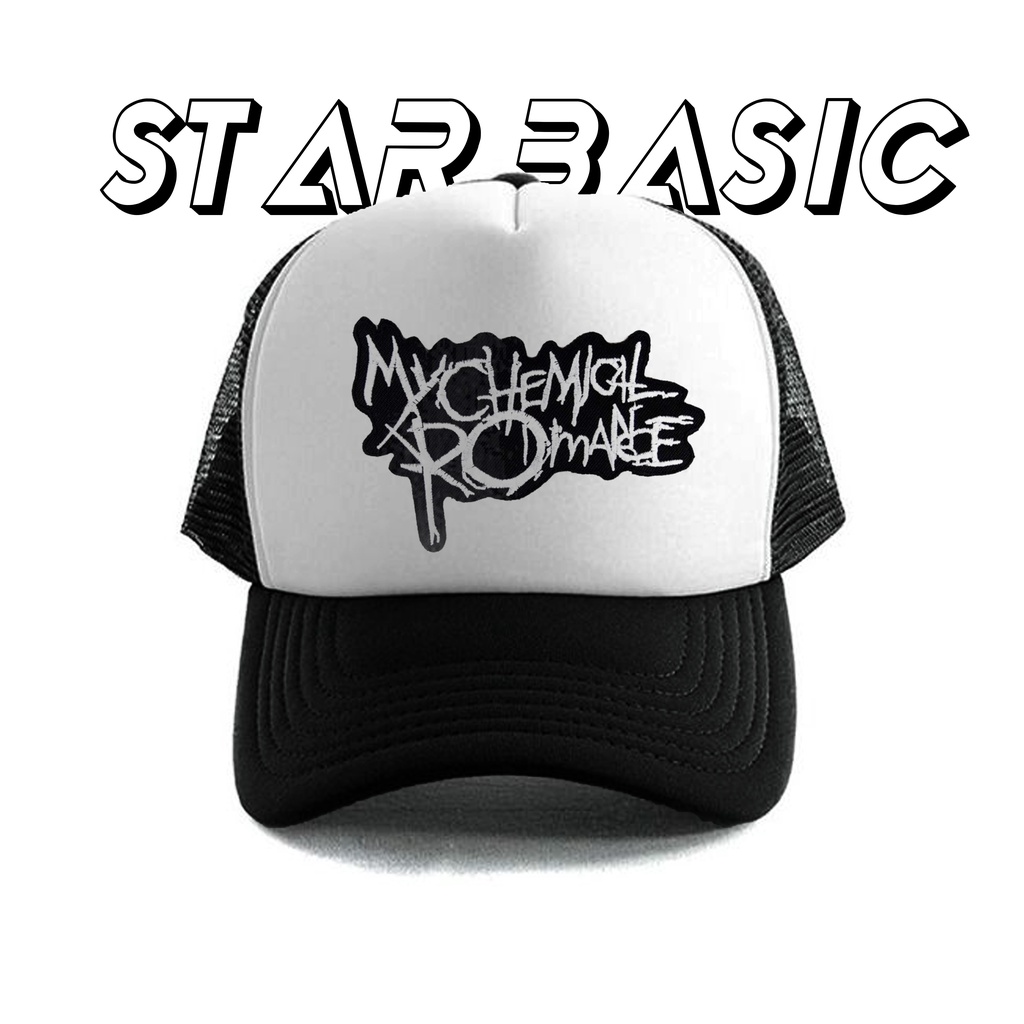 MY CHEMICAL ROMANCE Mesh Hat - Trucker Hat - Mens Mesh Hat - Mens Trucker Hat - Costume Hat - Baseba
