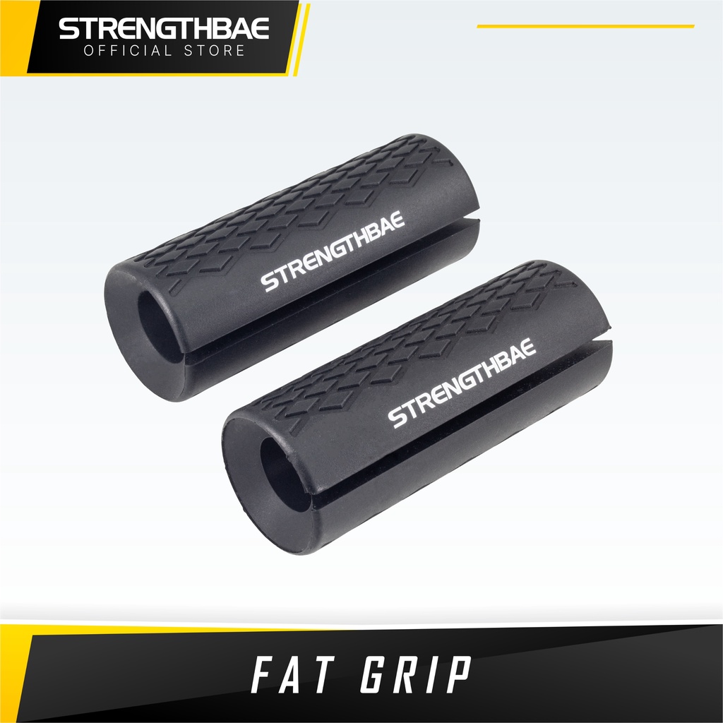 Fat Grip STRENGTHBAE Dumbbell Barbell Hand Grips Forearm Strengthener