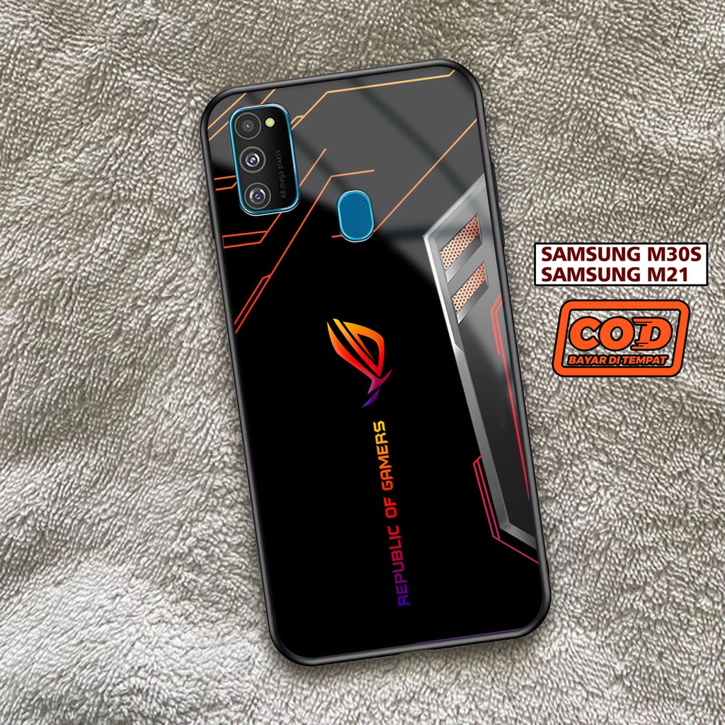 HP SAMSUNG M30S / M21 Hardcase 2D Glossy Case [R0G Motif] Last - Phone Case - Phone Case - Phone Sof