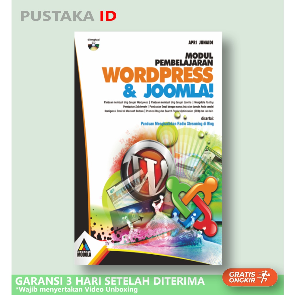 Wordpress & Joomla + Cd Learning Module Book - Apri Junaidi