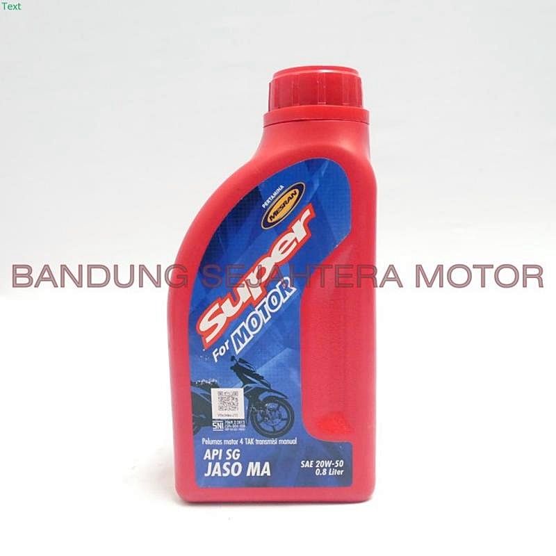 Mesran Super Motor Sae Oil 20W-50 0.8L อะไหล่