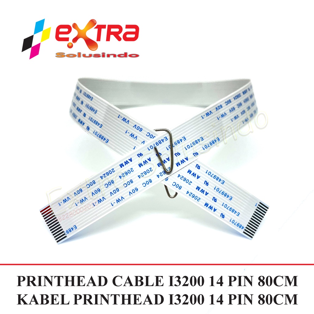 PRINTHEAD CABLE I3200 14PIN 80CM