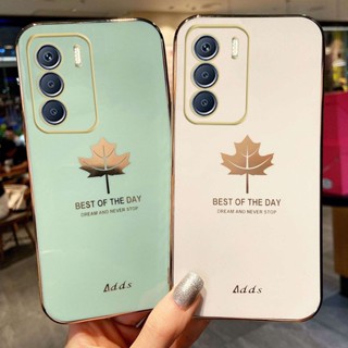 New เคสโทรศัพท์ Infinix ZERO 5G 2023 20 Smart7 ZERO20 NOTE 12 2023 HOT 20 4G 5G 20s 20i 20 Play Smart 7 6 HD Smart6 Fashion Straight Edge Camera Lens Protective Maple Leaf Plating Soft Case Cover เคส Infinix ZERO5G HOT20 SMART6HD อินฟินิกซ์ศูนย์20