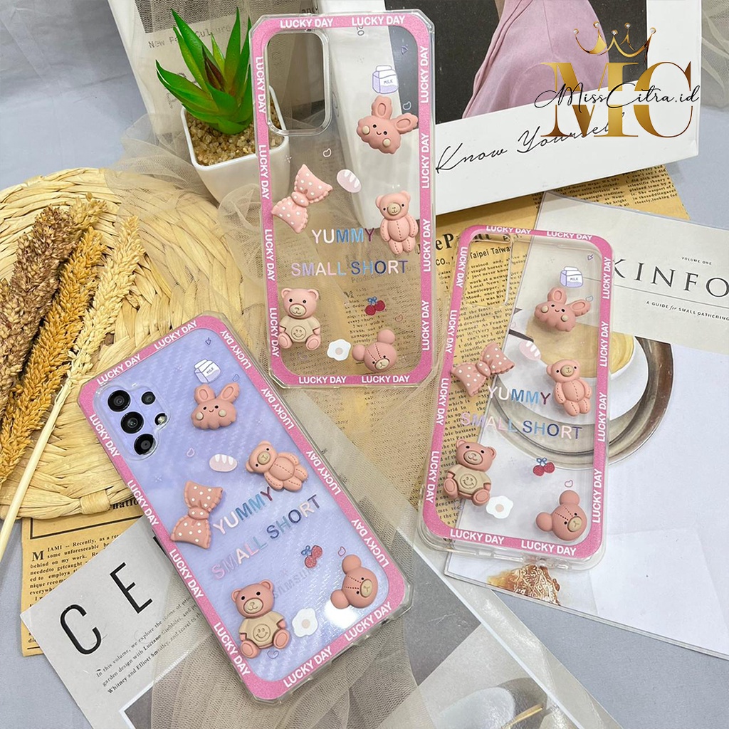 SS099 น่ารัก 3D SILICONE SOFTCASE สําหรับ IPHONE 6 6S 6+ 7 7+ 8 8 8+ X XS MAX XR 11 12 13 MINI PRO M