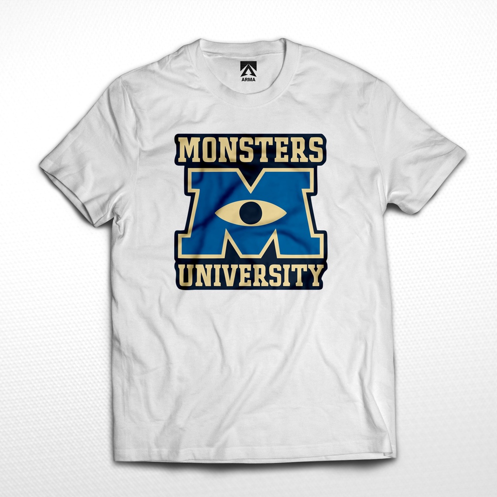 เสื้อยืดโลโก้ Chartoon MONSTER UNIVERSITY / เสื้อยืด Charoon วินเทจ