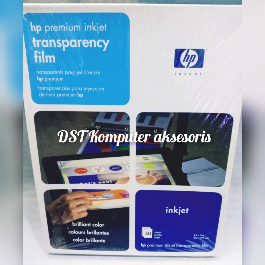 HP PREMIUM INKJET TRANSPARENCY FILM A4 C3834A
