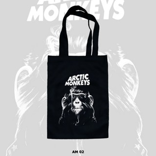 กระเป๋าโท้ท สีดํา - ARCTIC MONKEYS