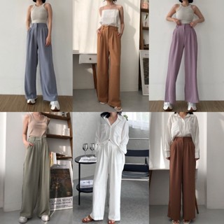 [Wear Cameo] Stacy Cozy Culotte Pants - กางเกงขายาว ลําลอง สําหรับสตรี