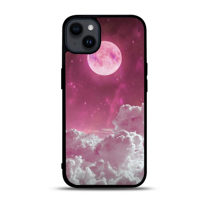 เคส IPhone 14 13 12 11 Pro Max Plus Mini Pink moon DF128