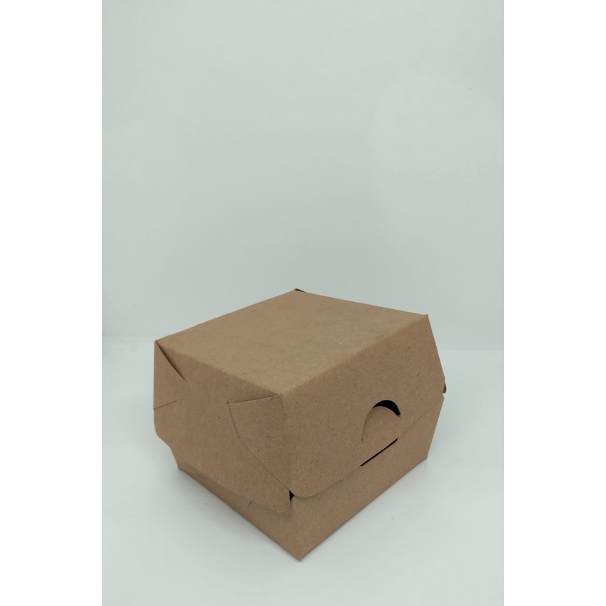 PLAIN BURGER BOX 25 ชิ้น 10X10X8 CM LAMINATED
