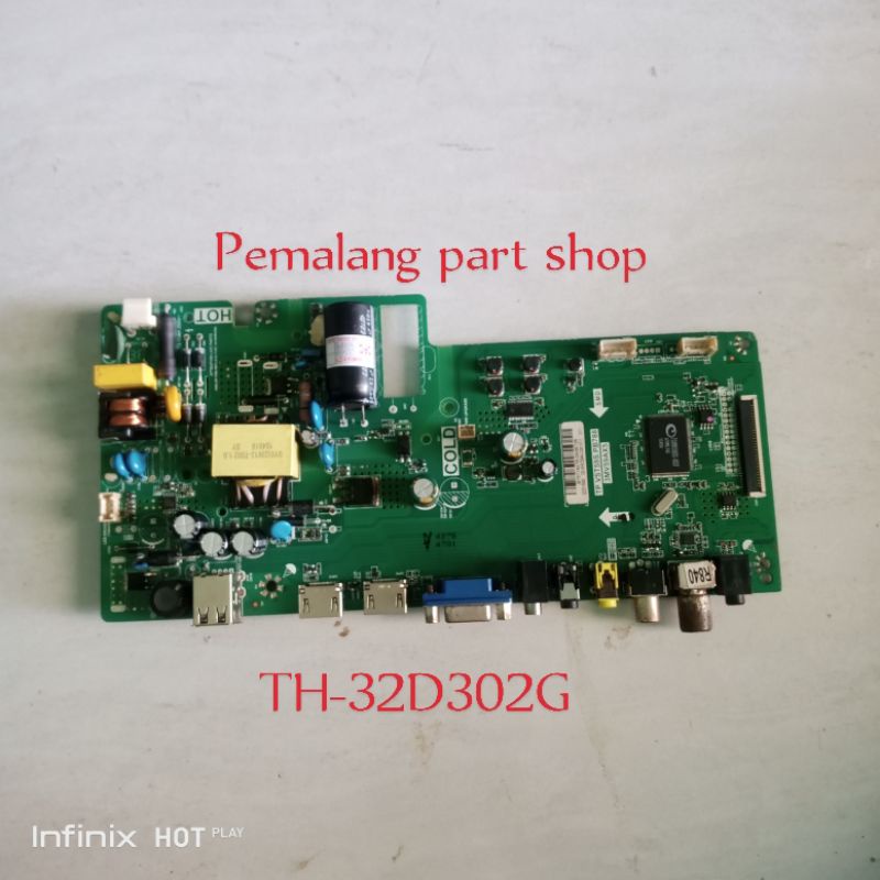 MB PANASONIC TV MOTHERBOARD TH-32D302G 32D302G 32D302
