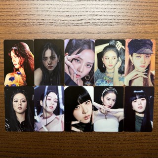 Blackpink PHOTOCARD PC OFFICIAL ORIGINAL JENNIE JISOO LISA ROSE สีชมพูดํา 10 YG 1 ชุด