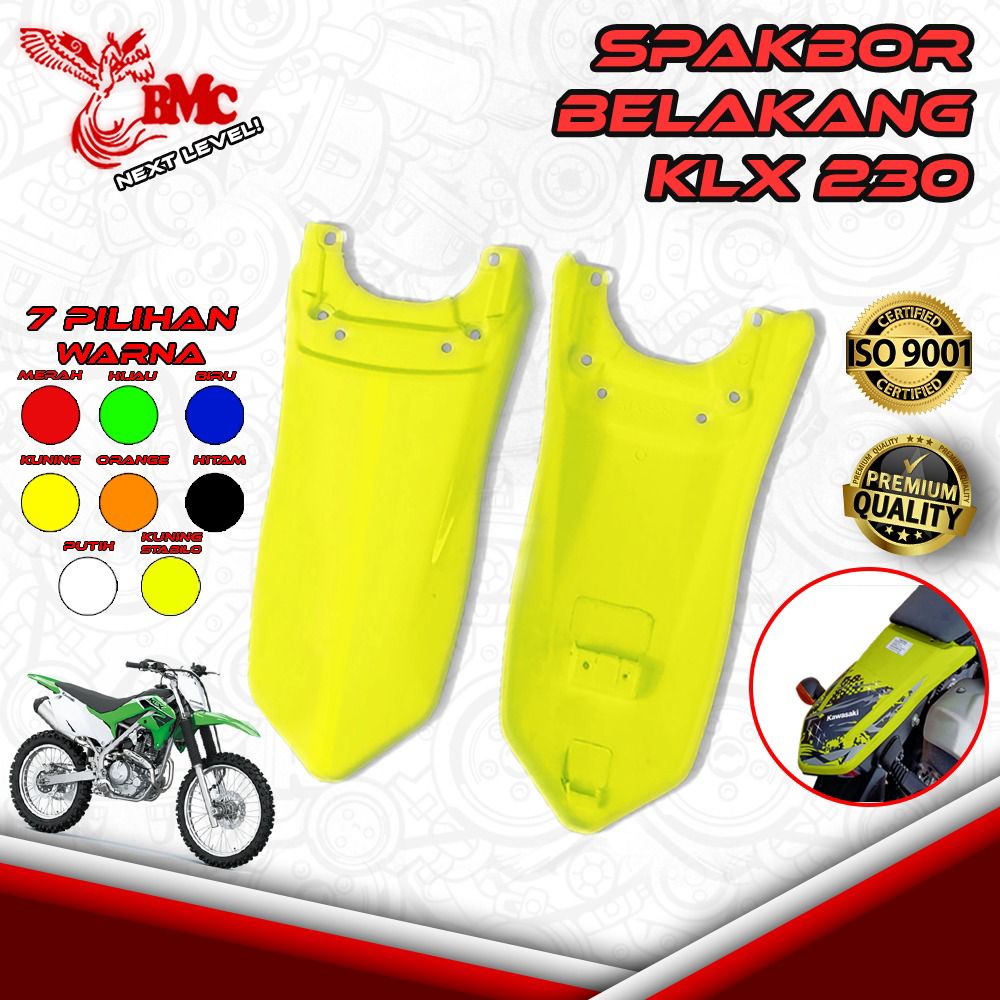 KLX 230 KLX 230R บังโคลนบังโคลนหลัง