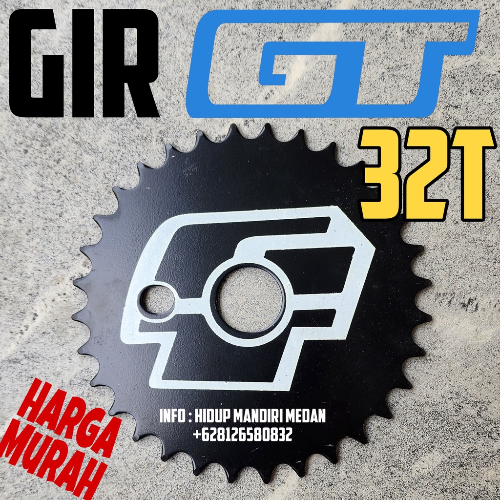 GT 32T BMX เกียร์ Chainring Disc สําหรับ 1 ชิ้น Crank เพลาโดยตรง GT 32T BMX เกียร์ Chainring Disc สําหรับ 1 ชิ้น Crank เพลาโดยตรง