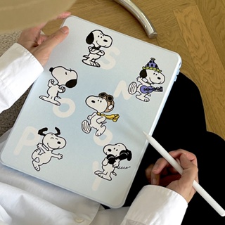 เคส ลายการ์ตูนสนูปปี้ หมุนได้ 360 องศา สําหรับ iPad Pro 11 2021 2020 iPad Air 4 Air 5 2022 iPad Mini 6 2021 9th 8th 10.2 นิ้ว