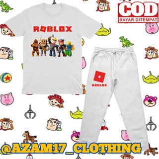 เสื้อยืด พิมพ์ลายตัวละคร Jogger Roblox Game สําหรับเด็กผู้ชาย และเด็กผู้หญิง