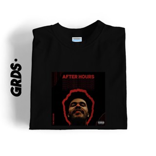 เสื้อยืดแขนสั้น พิมพ์ลาย THE WEEKEND AFTER HOURS สําหรับผู้ชาย