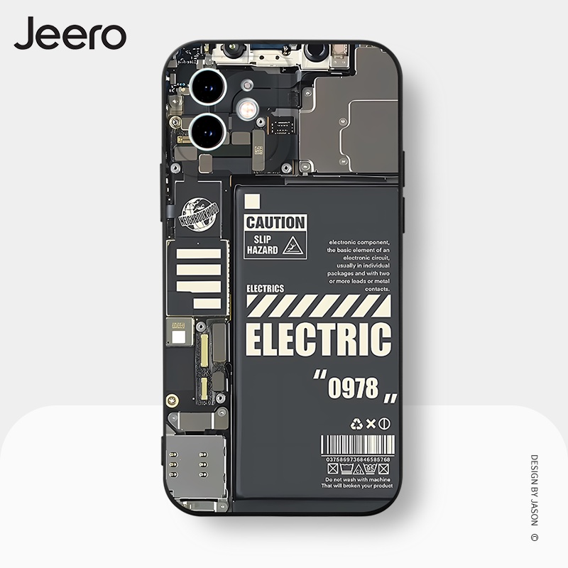 Jeero เคสไอโฟน เคสซิลิโคนนุ่มกันกระแทกน่ารักตลก เคสโทรศัพท์ Compatible for iPhone 16 15 14 13 12 11 Pro Max SE 2020 X XR XS 8 7 Plus พลัส HFE2018