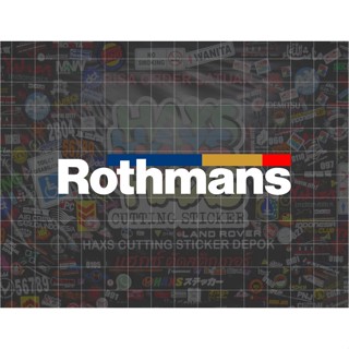 สติกเกอร์ตัด Rothmans V2 ขนาด 10 ซม. สําหรับรถจักรยานยนต์ รถยนต์