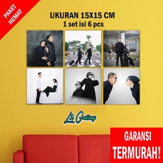 ( 6PCS ) CETAK FOTO KAYU MDF UKURAN 15X15 CM HARGA TERJANGKAU