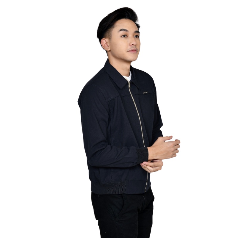 Hitam Emoline Trucker Jacket สีดํา - Emoline Black Trucker Jacket