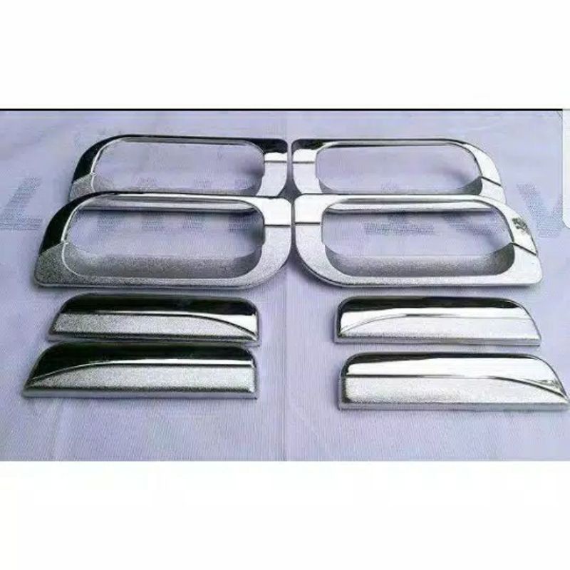 ฝาครอบมือจับประตู + มือจับด้านนอก Avanza Xenia Lama New Vvti 2004 - 2011 Chrome