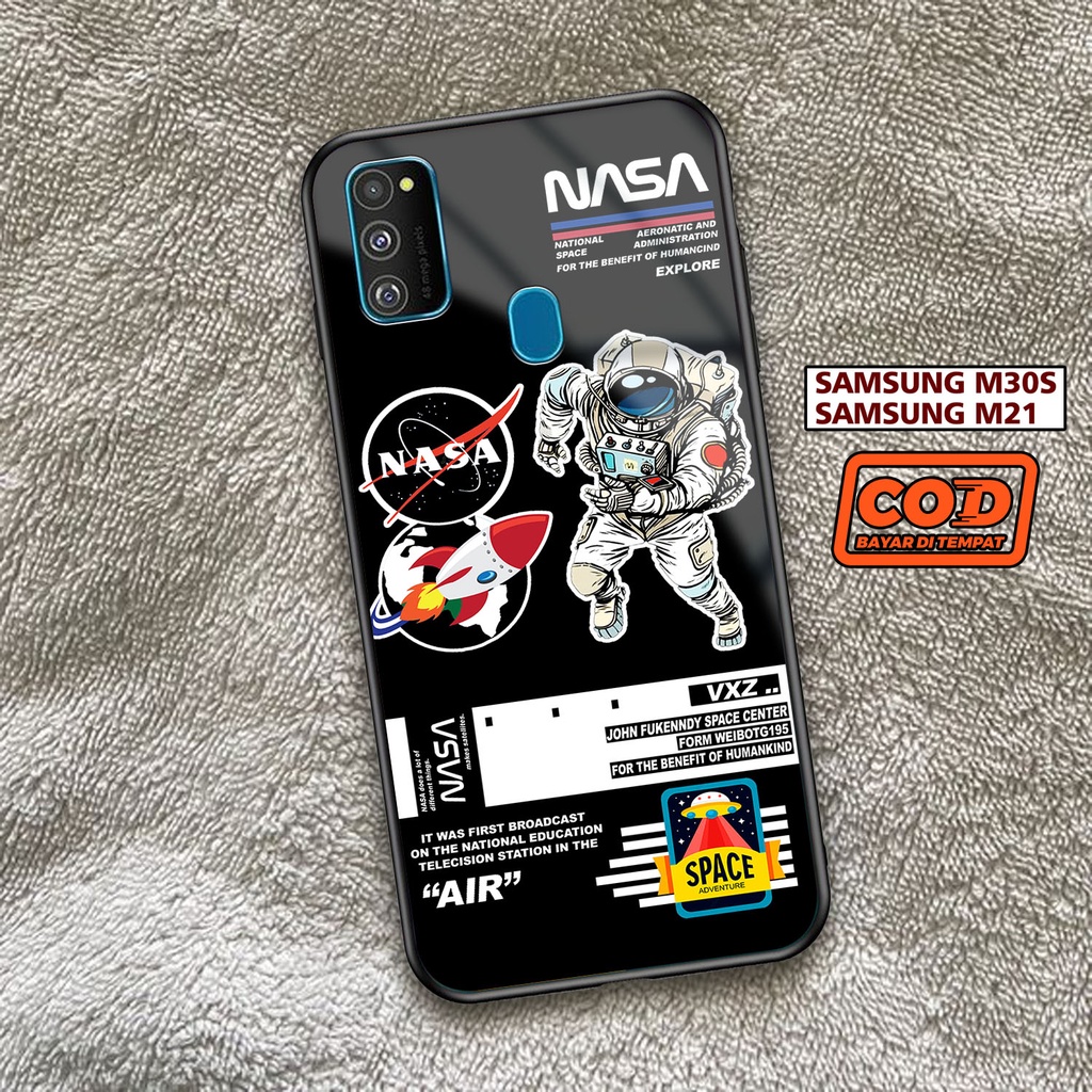 HP SAMSUNG M30S / M21 Hardcase 2D Glossy Case [NASASRS Motif] Last - Phone Case - Phone Case - Phone