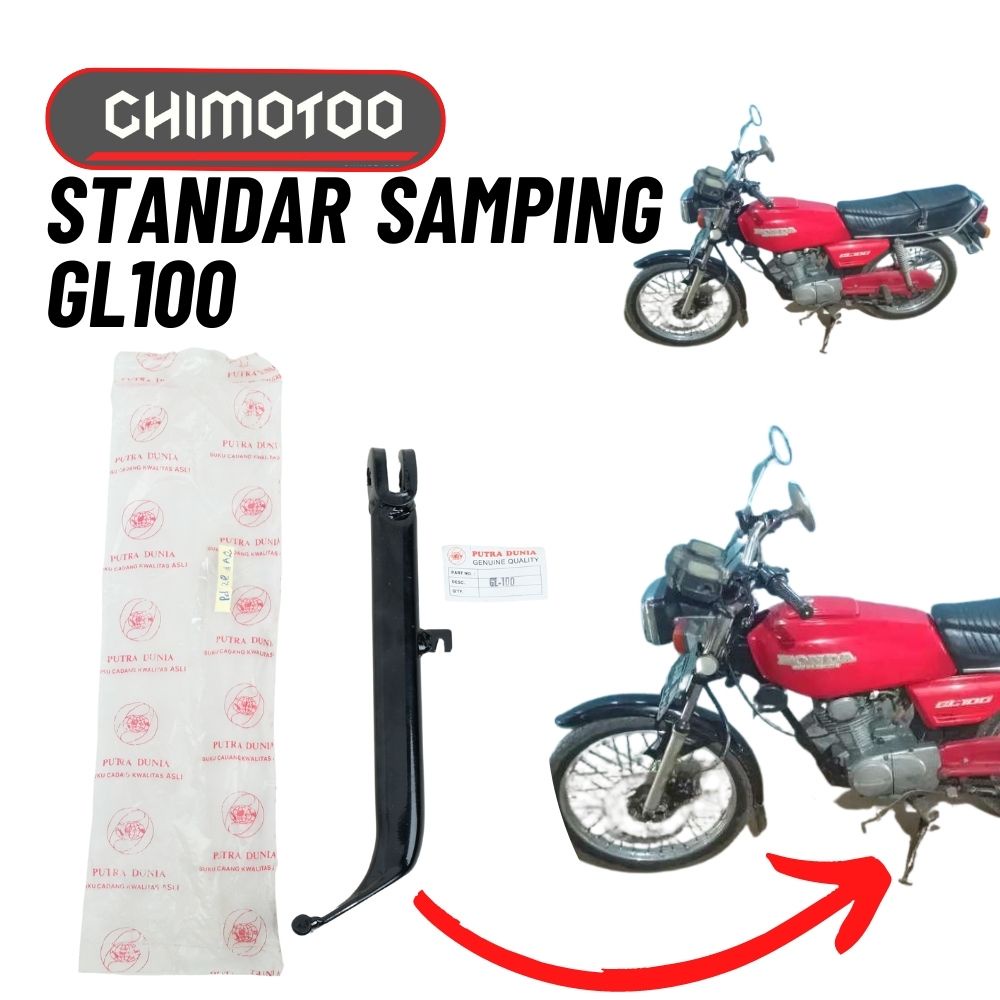 ขาตั้งด้านเดียว Honda Gl100 Gl 100 Gl125 Gl 125 Cb100 Cb 100 Cb125 Cb 125