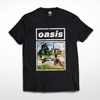 เสื้อยืด พิมพ์ลายวงร็อค Oasis BAND Be Here Now Britpop indie baju distro สําหรับผู้ชาย และผู้หญิง