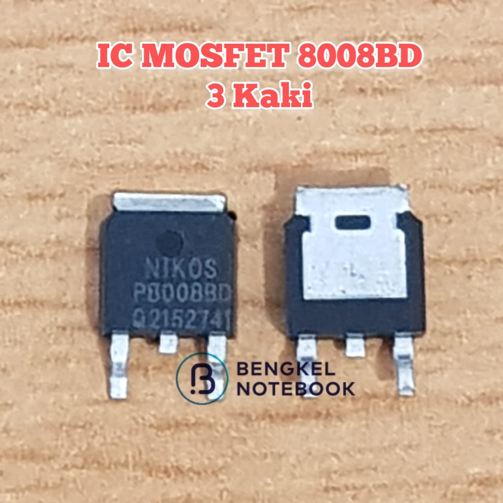 IC MOSFET FET NIKOS 8008BD P8008BD 8008 15A 80V 3 ฟุต N-Channel