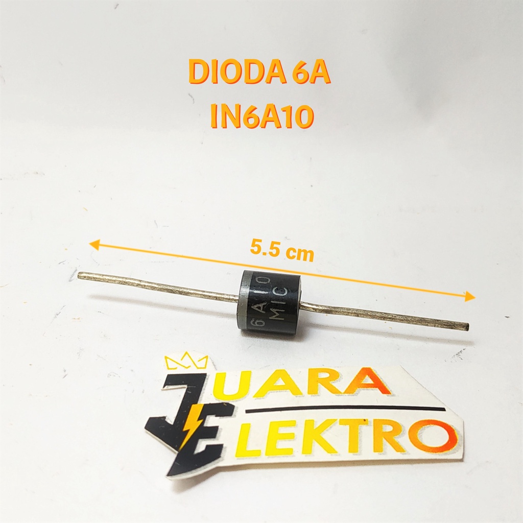 (10 ชิ้น) DIODE 6A IN6A10 | ไดโอด 6 Ampere IN 6A10