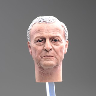 1: 6 Alfred Pennyworth Butler Michael Caine Head Sculpt สําหรับของเล่นตัวผู้ 12 นิ้ว