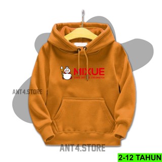 เสื้อกันหนาว มีฮู้ด ลาย MIXUE HODIE สําหรับเด็กผู้ชาย อายุ 2-12 ปี ต่อปี