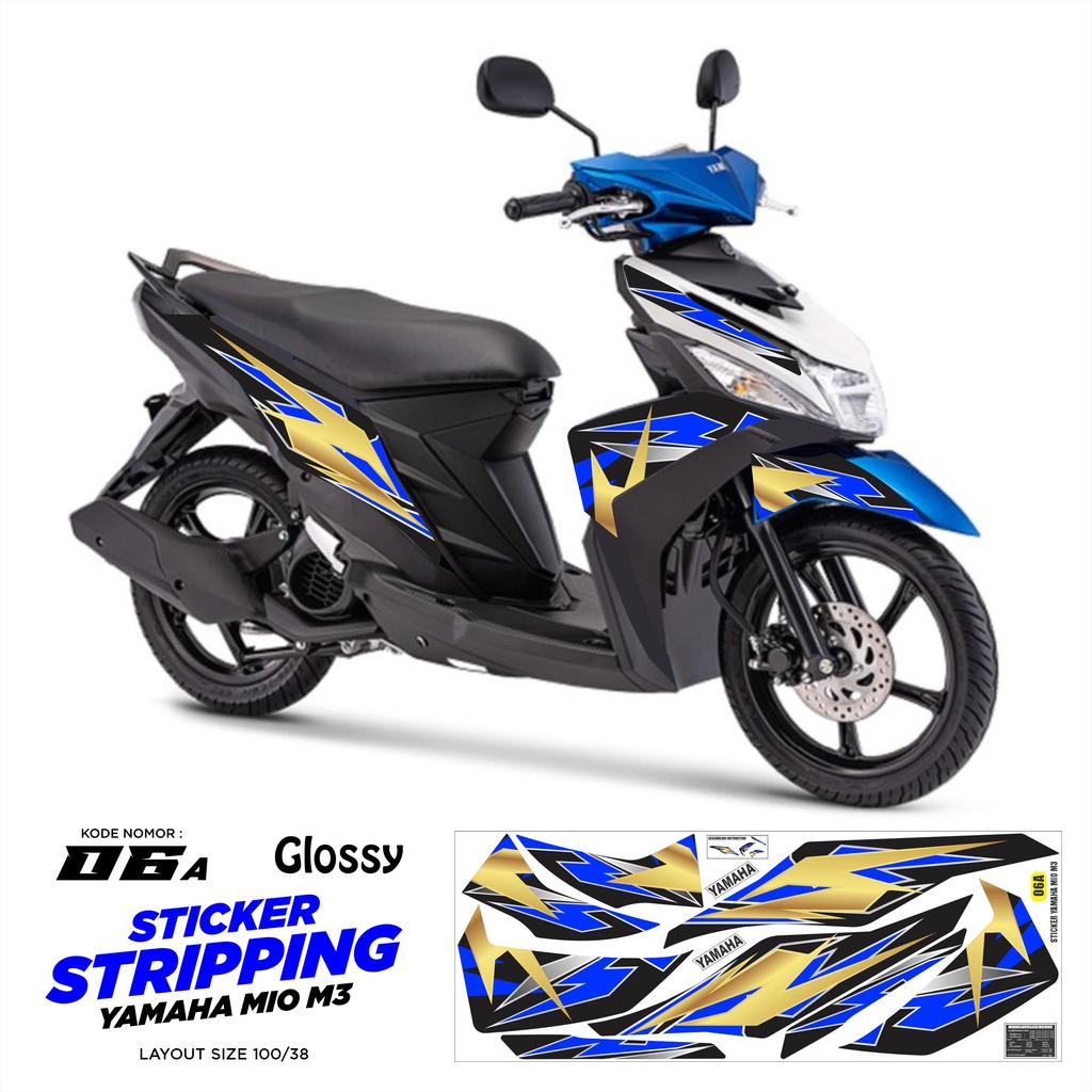 Mio M3 การคาดหวัง / รูปลอก Mio M3 / Mio thailand racing Striping / Mio M3