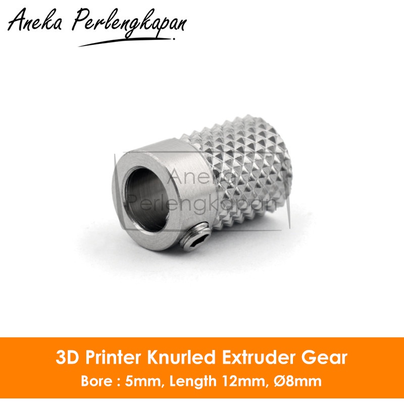 Ultimaker II / UM2 Knurled Gear Drive Bore 5 Extruder Gear Ultimaker 2