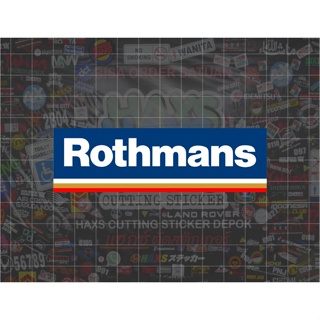 สติกเกอร์ตัด Rothmans ขนาด 10 ซม. สําหรับรถจักรยานยนต์ รถยนต์